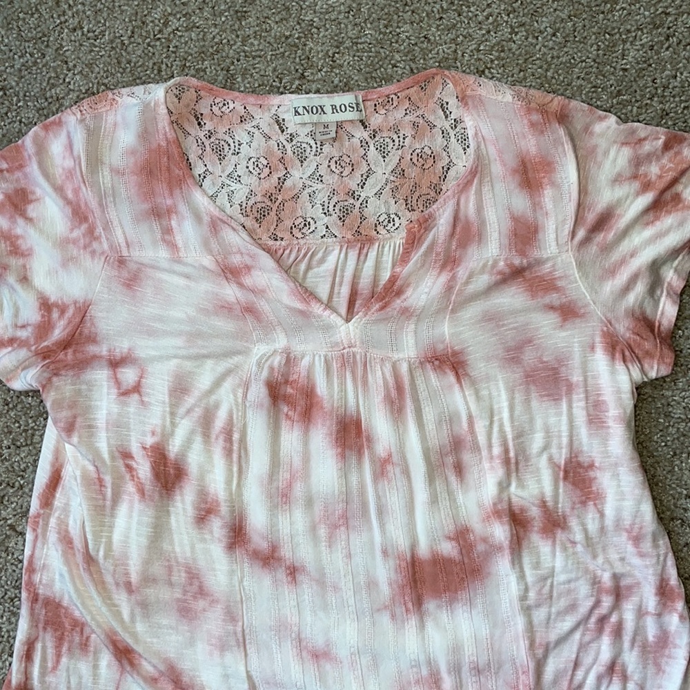 Knox Rose peasant style Women's tunic top - size M